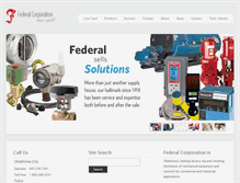 Tablet Screenshot of federalcorp.com